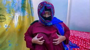 Cute Arab Hotel BBW Maid was Horny in Saudi Arabia &amp_ i see her Big ass &amp_ Big Tits &amp_ start Masturbat