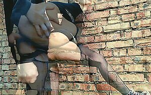 Swife katy, she is the only girl in a post-apocalyptic future, everyone is hunting for her to fu