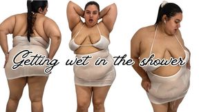 Getting wet in the shower