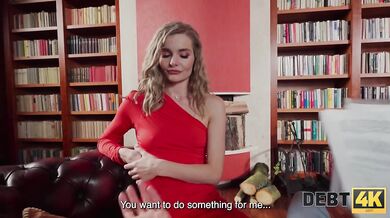 Big cock debt collector skins shaved blonde POV