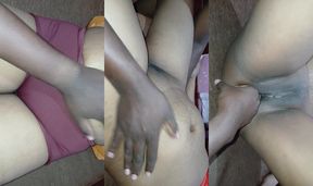 කාලෙකින් හුත්තට දිව දැම්මෙ ඉන්න බෑ රත්තරන් After long time licking pussy don't stop baby