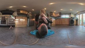 Cling Film Mummified Crush – Made to Sniff My Toes - 360VR
