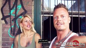 Harleen Van Hynten And Deutsche Amateure - Super Dirty Public Sex In Berlin With Hot Blonde Milf