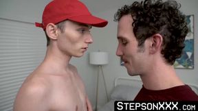 StepsonXXX.com - Hairy Lance Hart shaved my flaccid cock then proceeds to rim my ass