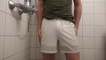 After gym cock teasing