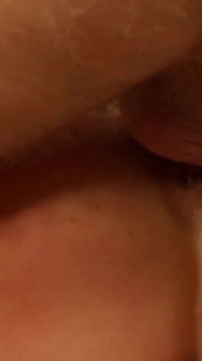 Jamie masturbates two cocks before filling himself up