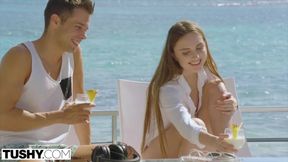 TUSHY Beautiful DJ Fan Meets and Gets Gaped by her Obsession - Alberto blanco