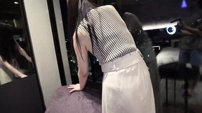 Curvy beauty with big boobs and ass on business trip