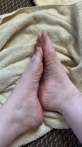 Rubbing My Wrinkled, Oiled Soles Together