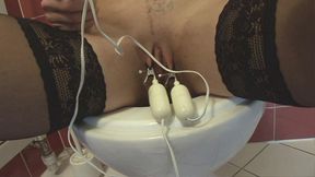 zaylen loved the stretch she got and was only too happy to take his cum shot on her face