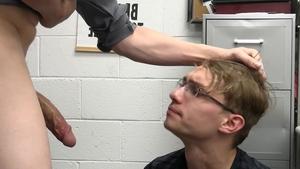 YoungPerps: Security Officer Cole Church Interrogates Darron Bluu In The Backroom