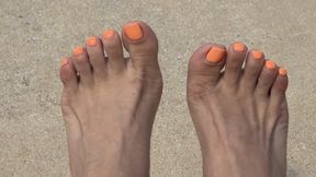 Sunbathing my feet