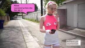 Beautiful Blonde Alice Pink Wants More Of Bryan Gozzling's Rough Anal!