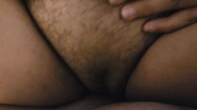 My girlfriend’s surprise turned into a creamy fuck fest with her big tits bouncing