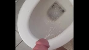 Trans goddess taking a piss