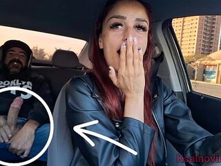 Woman app driver catches passenger masturbating behind her...What now?