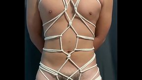 Self-Bondage Edging Cum Control