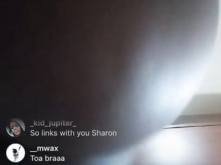 Faize from Kenya Showing off Live on Ig