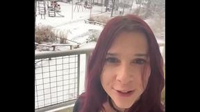 Lets go sous la neige