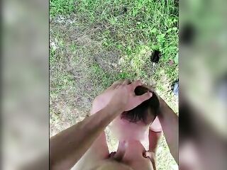 Feel like a cock-sucker! POV Stepdad talked u into giving him a oral sex whilst fishing. 1st-person blow job. ASMR.
