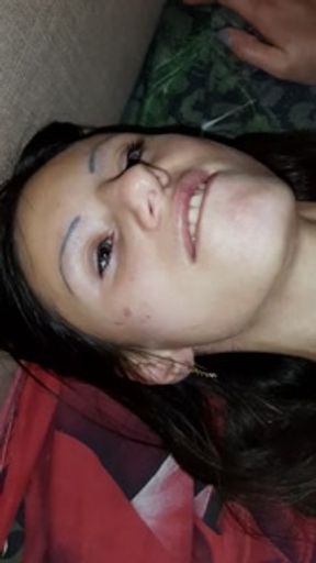 I love spitting in my slave's mouth. Lesbian fetish, golden shower
