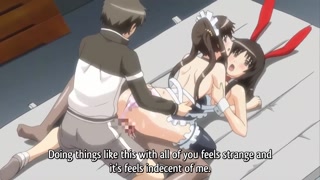 Threesome with 2 Horny Girls on Clubhouse | Anime Hentai