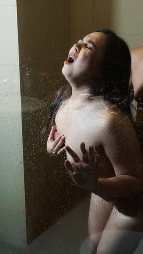 Iconic moment from &quot;Caught Cheating on Video Call... Then Fucked in the Shower (Pinay POV)&quot;