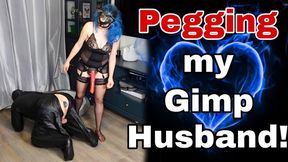 Femdom Bitchsuit Anal! Strapon Pegging my Slave Husband