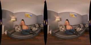 Big Nipples Busty Babe Strips Naked (VR180)