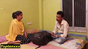 Beautiful Desi Wife paying Husband debt! Real BDSM Sex