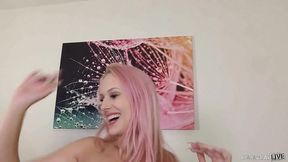 Anal loving playboy playmate Angel Wicky gets an oral creampie � Immoral POV