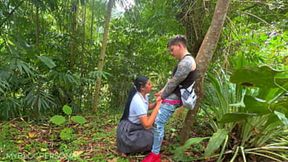 INNOCENT She lets herself be filmed having sex outdoors with her boyfriend