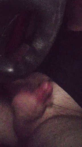Horny guy jerks off in the truck 2