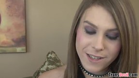 Small cocked transsexual jade downing