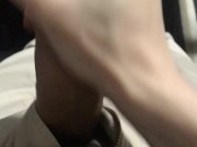 包茎のチンポをシゴくのは気持ち良すぎるから声出ちゃう。