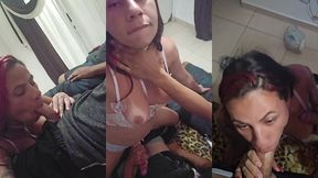 pagando boquete para os dois irmaos