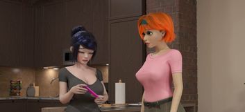 Blushing Babe Gets Her First Cum-Filled Futa Date