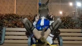 Admire Vega Cosplay Outdoor Exposure Masturbation