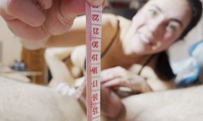 Cock Horny MILF Blows Extra Deep and Measures!