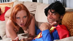An awesome anal fuck in the cowgirl pose with a hot redhead Vixen