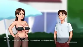 Sex in the pool! (Summertime Saga Gameplay)