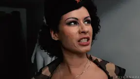 Hot Slutty Stacy Bloom Gets Double Penetrated In Seductive Leather Uniform