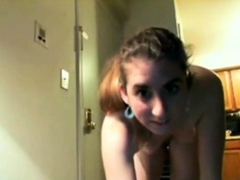 Pizza delivery on webcam