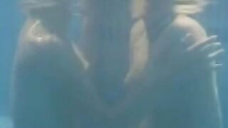 Lesbian Daughters Share Intimate Moments in Public" or "Twincest lesbo pool party fun!