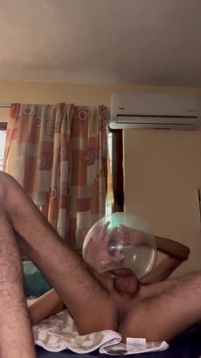 Fucking a Condom and Rich Cumshot