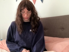 Amateur Solo Shemale Masturbation