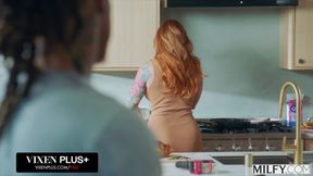 Milfy Curvy Mom Sophia Is Tempted by College Studs BBC