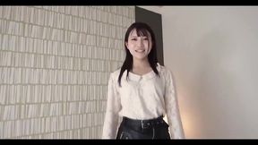 japanese brunette beauty. slender amateur blowjob and shaved pussy creampie sex. uncensored, asian, hentai, pov