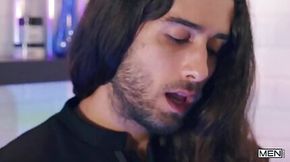 Sexy Long haired stud Diego Sans fucks hunk