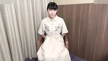 18 year old Japanese black hair beauty. Slender amateur blowjob and creampie sex. Uncensored, Asian, hentai